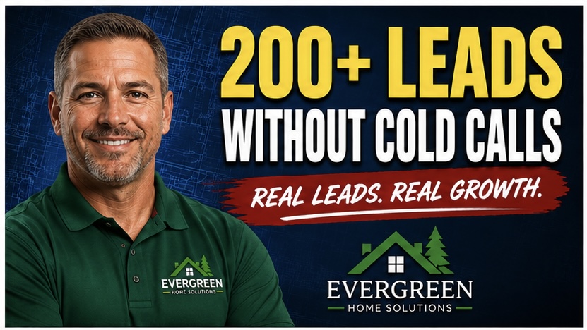 200+ leads without cold calls — Evergreen Home Solutions